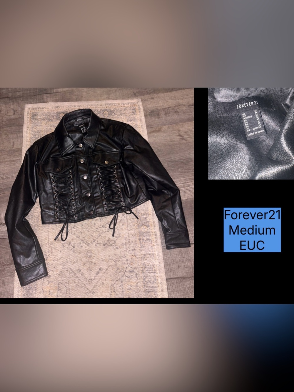 Forever21 women’s jacket size medium
